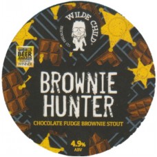 Wilde Child Brewing Brownie Hunter Stout 4.9% Tap Clip
